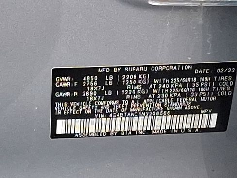 Used 2022 Subaru Outback Limited image 26