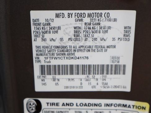 Used 2013 Ford F150 XLT w/ XLT Chrome Pkg image 36