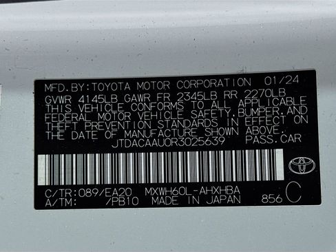 Used 2024 Toyota Prius Limited w/ Limited Premium Package image 33