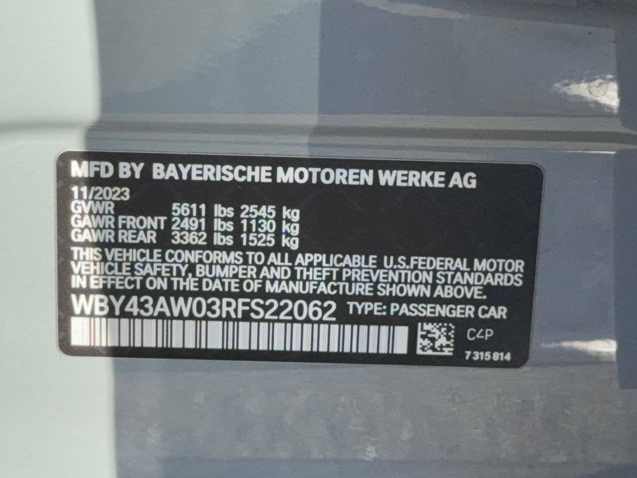 Certified 2024 BMW i4 eDrive35 w/ M Sport Package RWD image 31