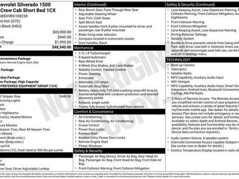 Used 2024 Chevrolet Silverado 1500 Custom RWD image 36