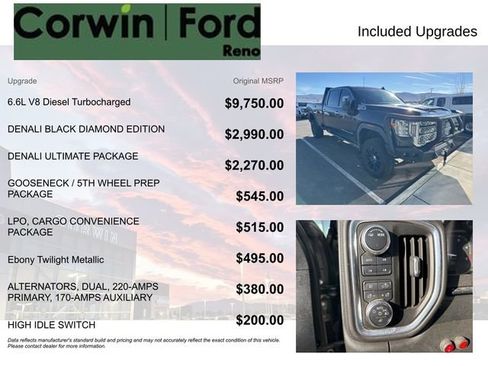 Used 2021 GMC Sierra 3500 Denali w/ Denali Black Diamond Edition image 8