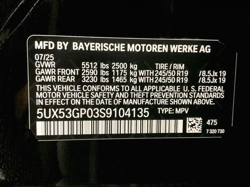 New 2025 BMW X3 xDrive30i w/ Premium Package image 10
