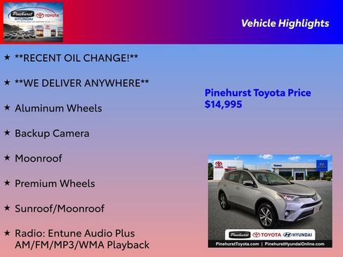 Used 2016 Toyota RAV4 XLE AWD/4WD image 31