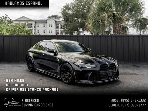 Used 2021 BMW M3 Competition w/ Executive Package RWD image 1