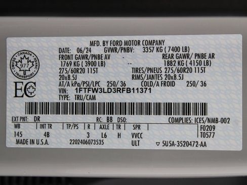 Used 2024 Ford F150 XLT w/ Equipment Group 303A High AWD/4WD image 75
