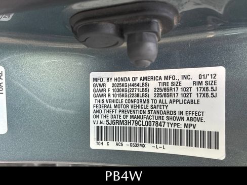 Used 2012 Honda CR-V EX-L image 32