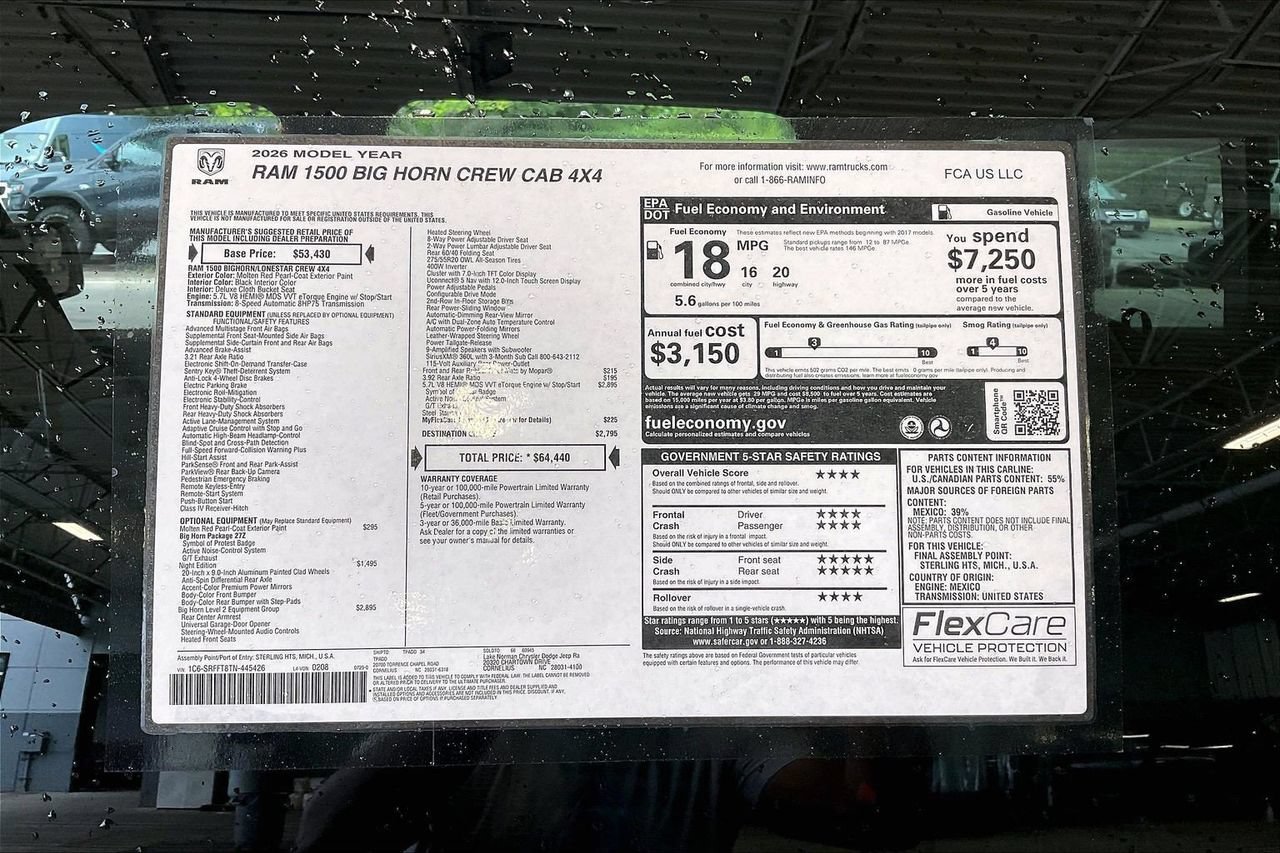 New 2026 RAM 1500 Big Horn AWD/4WD image 34