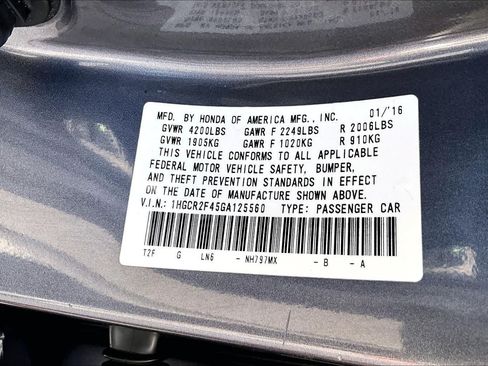 Used 2016 Honda Accord LX image 36