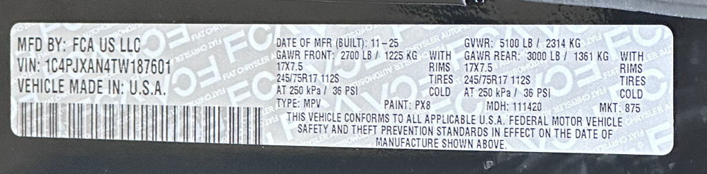 New 2026 Jeep Wrangler Sport AWD/4WD image 49