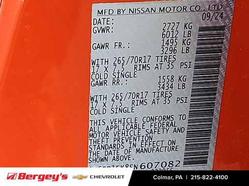 Used 2025 Nissan Frontier PRO-4X w/ Tow Package image 30