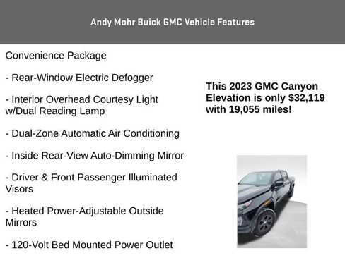 Used 2023 GMC Canyon Elevation w/ Convenience Package image 8
