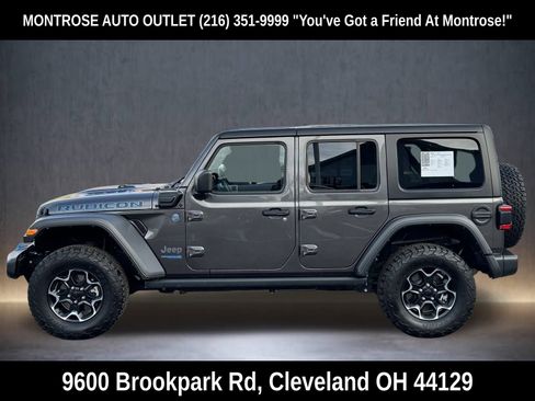 Used 2022 Jeep Wrangler Unlimited Rubicon 4xe w/ Cold Weather Group image 7