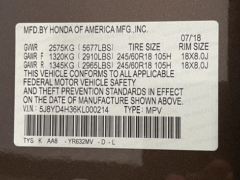 Used 2019 Acura MDX SH-AWD image 25