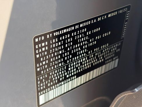 Certified 2023 Volkswagen Taos SEL AWD/4WD image 23