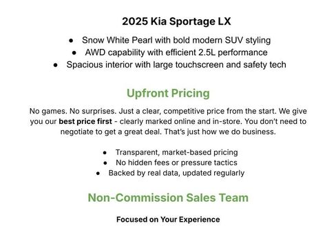 Used 2025 Kia Sportage LX image 3