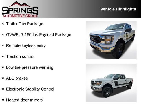 Used 2023 Ford F150 XLT w/ Equipment Group 301A Mid AWD/4WD image 2