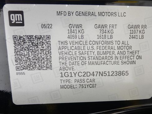 Used 2022 Chevrolet Corvette Stingray Premium Cpe w/ Z51 Performance Package image 26