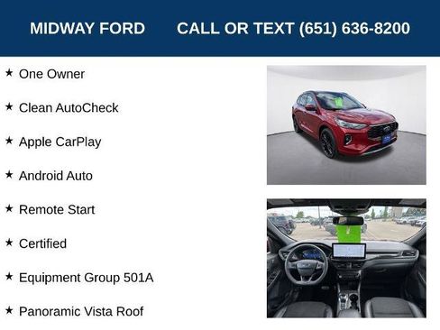 Certified 2023 Ford Escape ST-Line Elite AWD/4WD image 7