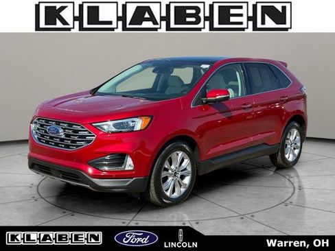 Certified 2023 Ford Edge Titanium w/ Class II Trailer Tow Package AWD/4WD image 1