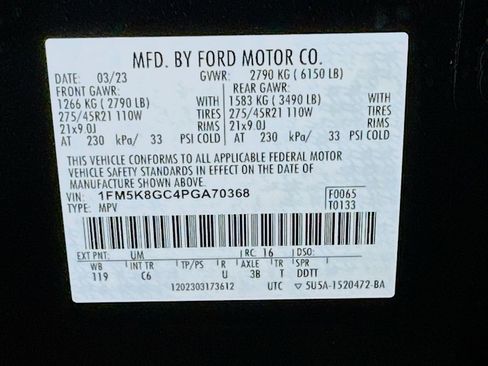 Certified 2023 Ford Explorer ST w/ Equipment Group 401A AWD/4WD image 21