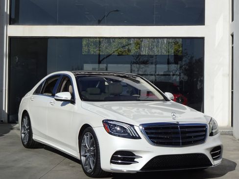 Used 2020 Mercedes-Benz S 450 Sedan w/ AMG Line Exterior image 9