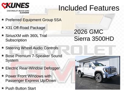 New 2026 GMC Sierra 3500 Denali