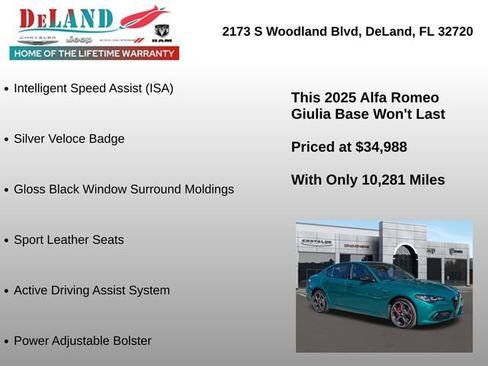 Used 2025 Alfa Romeo Giulia AWD w/ Veloce Package AWD image 24