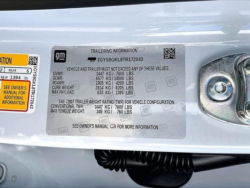 Used 2026 Cadillac Escalade Platinum Sport w/ LPO, ONYX Package image 45