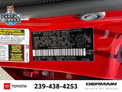 Used 2026 Toyota Camry SE FWD image 22