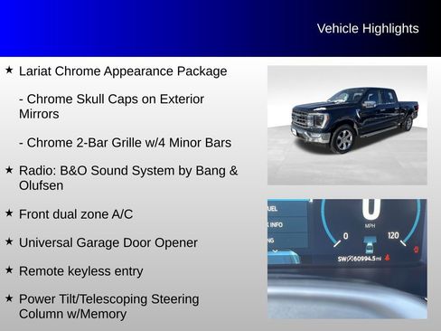 Used 2021 Ford F150 Lariat w/ Equipment Group 502A High image 20