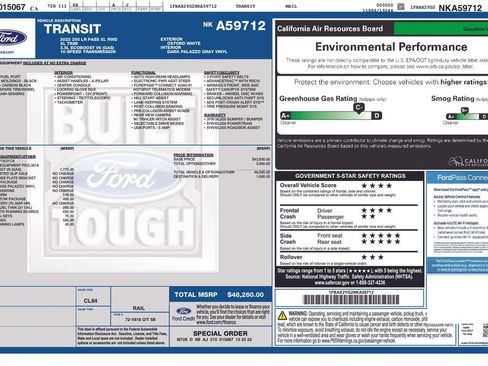 Used 2022 Ford Transit 350 XL RWD image 1
