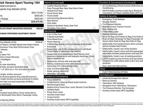 Used 2017 Buick Verano Sport Touring image 14