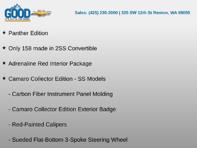 Used 2024 Chevrolet Camaro SS RWD image 5
