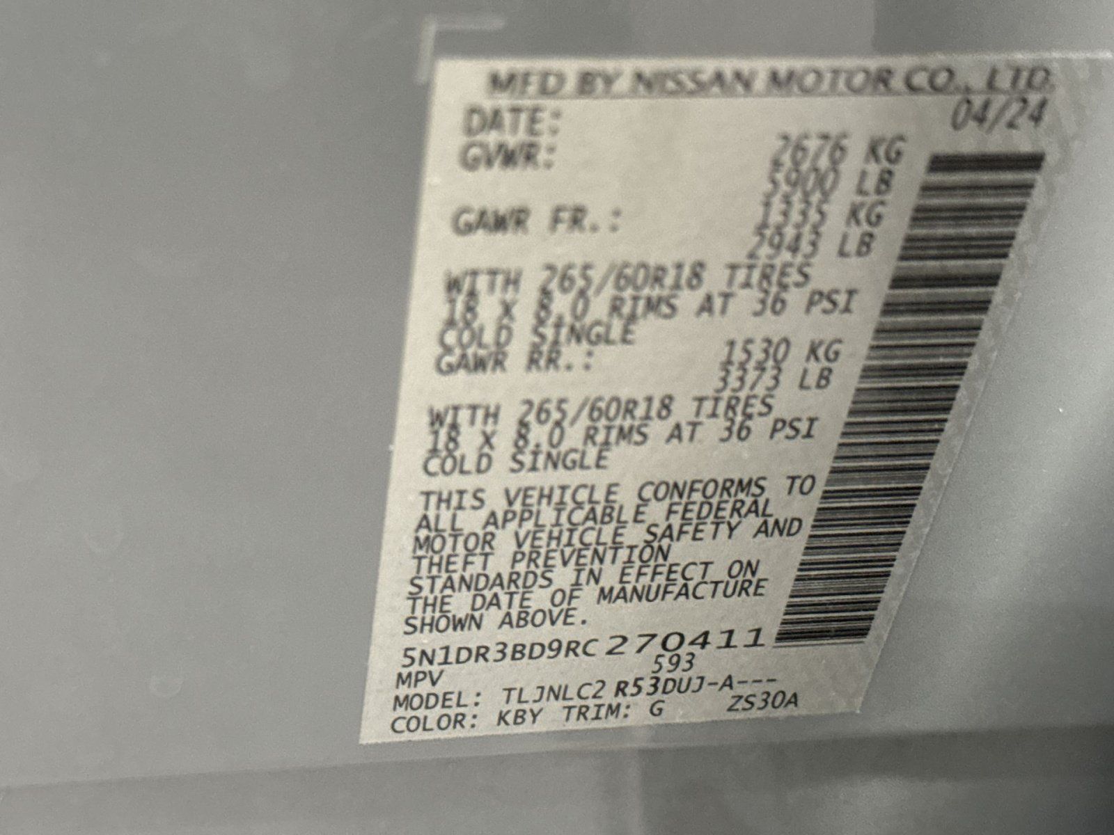 Used 2024 Nissan Pathfinder Rock Creek AWD/4WD image 30