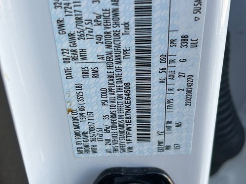 Used 2022 Ford F150 XLT w/ Equipment Group 301A Mid AWD/4WD image 26