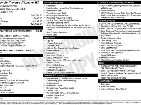 Used 2023 Chevrolet Traverse LT AWD/4WD image 27