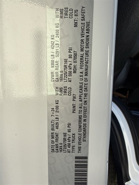 Used 2024 RAM ProMaster 3500 FWD image 12