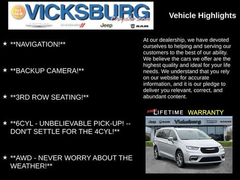 Used 2024 Chrysler Pacifica Pinnacle w/ Trailer Tow Group image 7