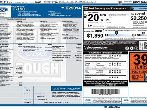 Used 2017 Ford F150 Lariat w/ Equipment Group 502A Luxury AWD/4WD image 19