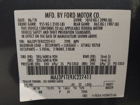 Used 2018 Ford EcoSport SE FWD image 33
