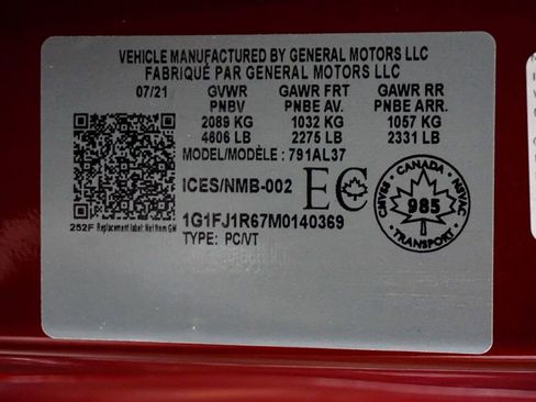 Used 2021 Chevrolet Camaro ZL1 image 18