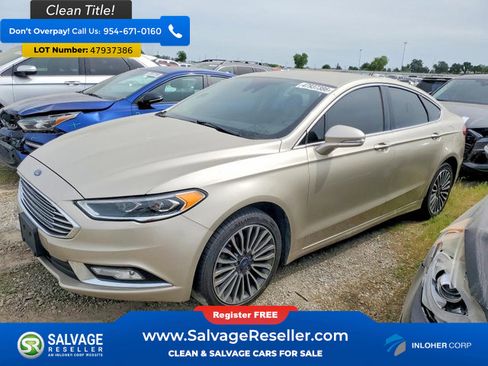 Used 2017 Ford Fusion Titanium image 1