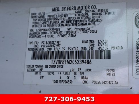 Used 2012 Ford Mustang Convertible image 20