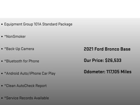 Used 2021 Ford Bronco 4-Door AWD/4WD image 6