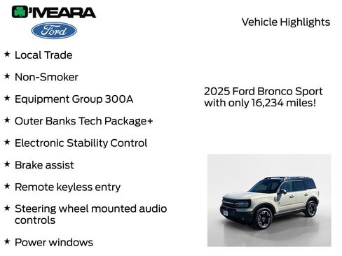 Used 2025 Ford Bronco Sport Outer Banks w/ Outer Banks Tech Package+ image 8