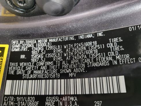 Used 2014 Toyota Highlander XLE image 28