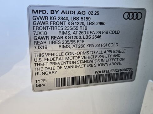 Used 2025 Audi Q3 2.0T Premium Plus w/ Premium Plus Package image 35