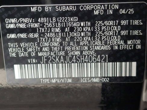 Certified 2025 Subaru Forester Wilderness w/ Wilderness Package image 35