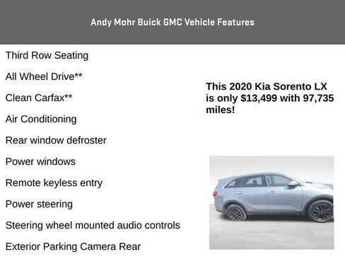Used 2020 Kia Sorento LX image 4